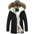 Army Parka Coat with Fur Hood