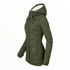 Army parka with fur hood