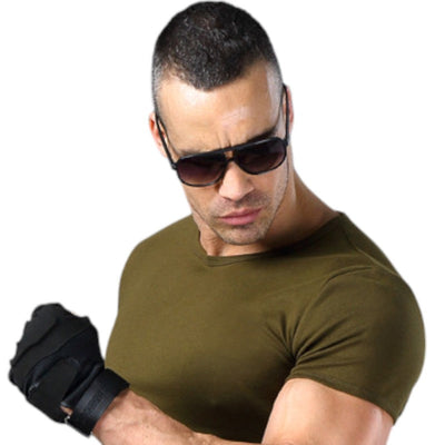 Army print T-shirt mens