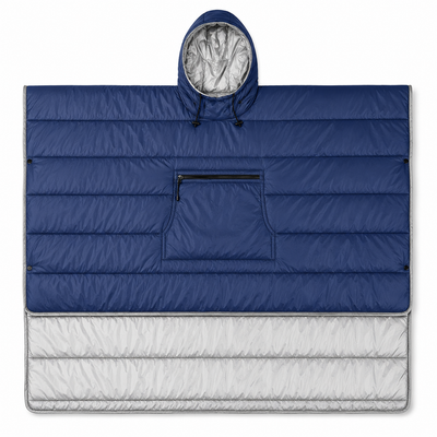 Hooded camping quilt
