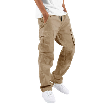 Baggy combat trousers