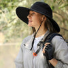 Black bush hat for women