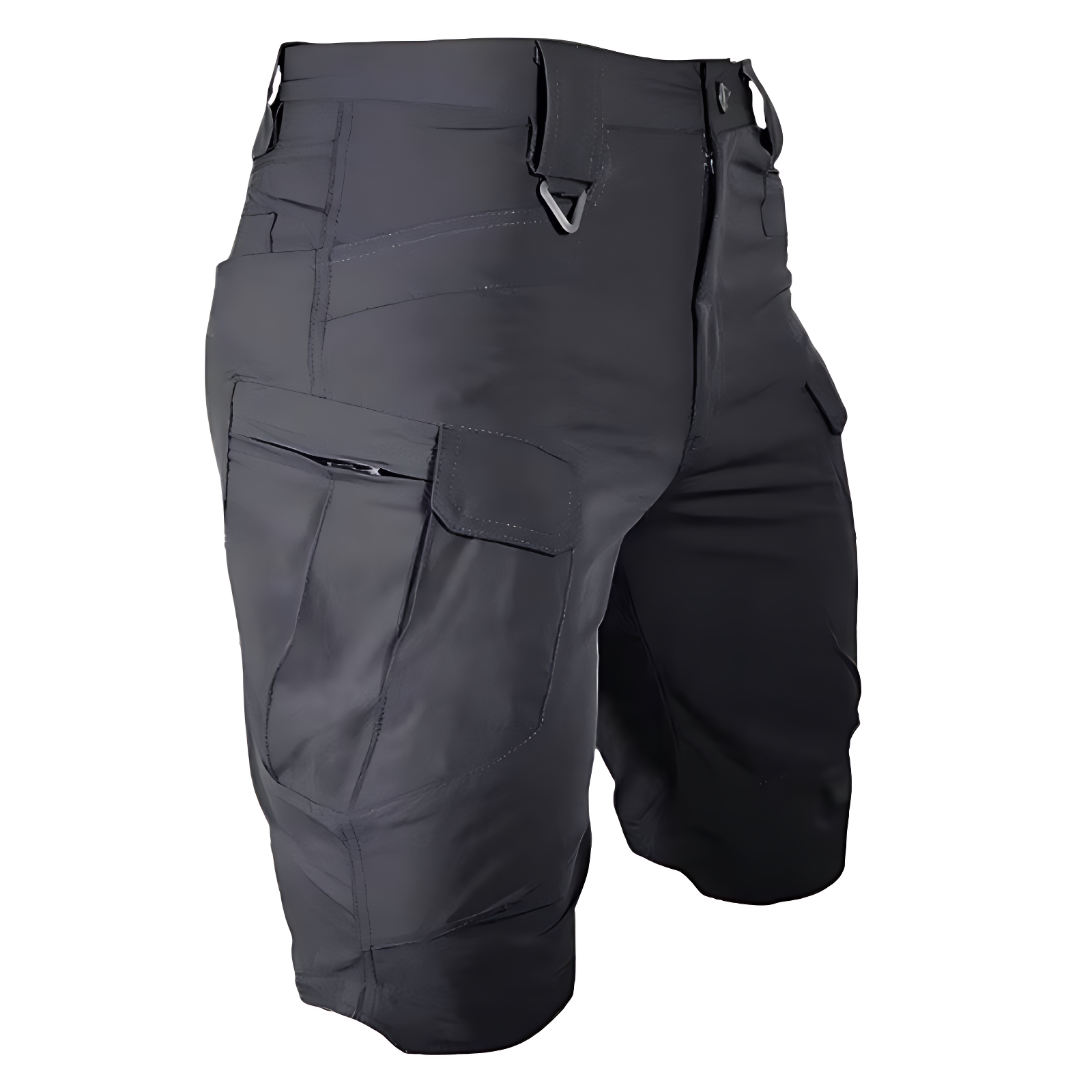 Black camo shorts
