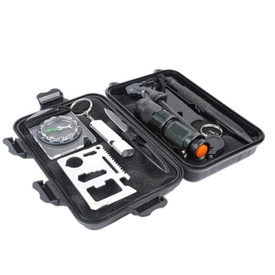 Black tactical kit