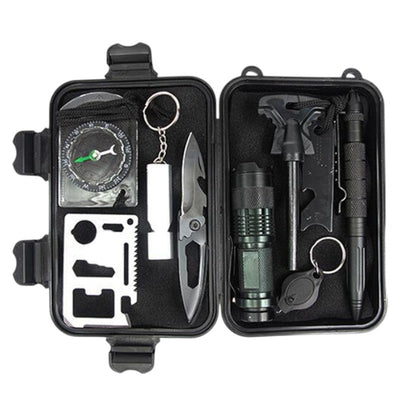 Black tactical kit
