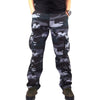 Blue army cargo pants
