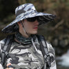 Blue military bush hat