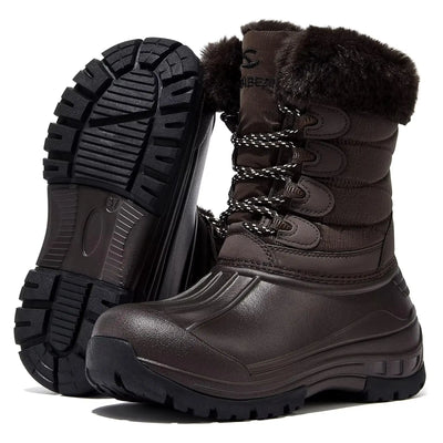 Bottes fourrées femme grand froid