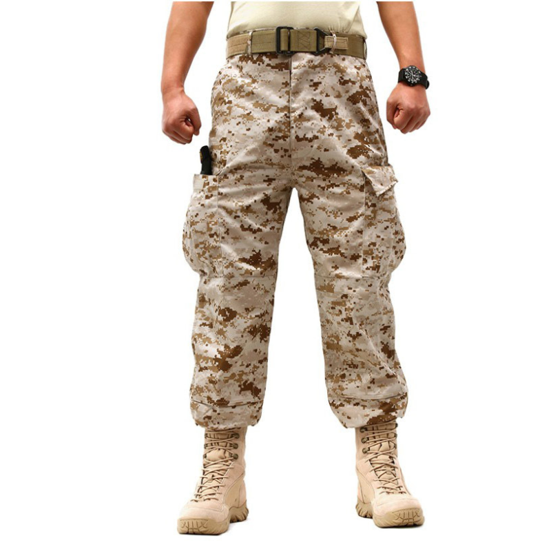 camo cargo pants beige