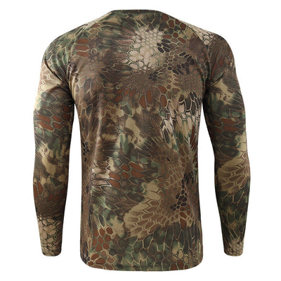 Camo long sleeve base layer t shirt
