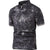 Camo polo shirt with velcro patch
