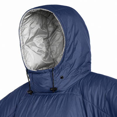 Hooded camping quilt