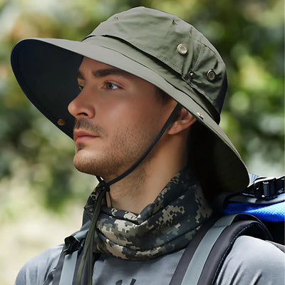 Chapeau randonnée anti-UV imperméable