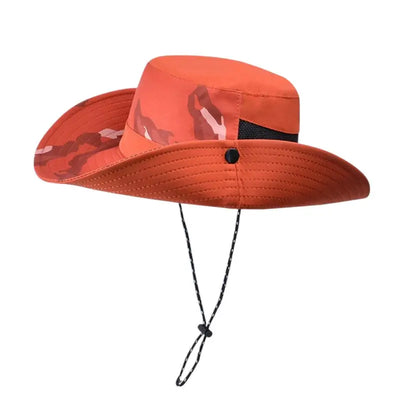 Chapeau randonnée avec aération latérale