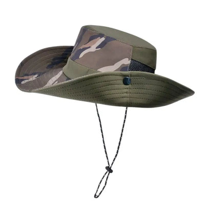 Chapeau randonnée avec aération latérale