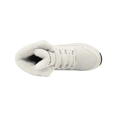 Chaussures noires fourrées femme grand froid