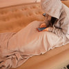 Compact sleeping bag liner