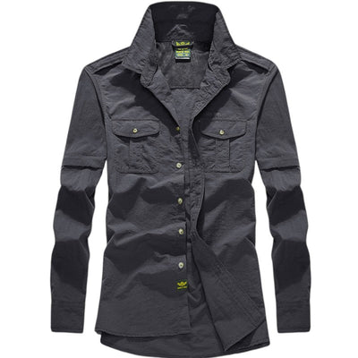 Convertible military shirt