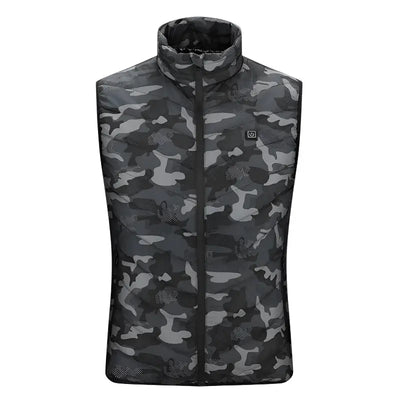 Doudoune chauffante camouflage