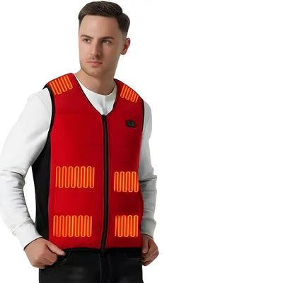 Doudoune sans manche chauffante homme