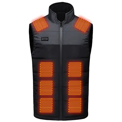 Doudoune sans manche chauffante homme avec batterie