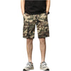 Drawstring Camo Cargo Shorts