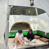 Family tent camping
