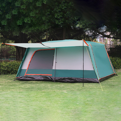 Family tent camping