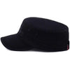 Flat top military cap