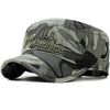 Flat top military cap