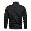Fleece military navy jacket