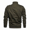 Fleece military navy jacket