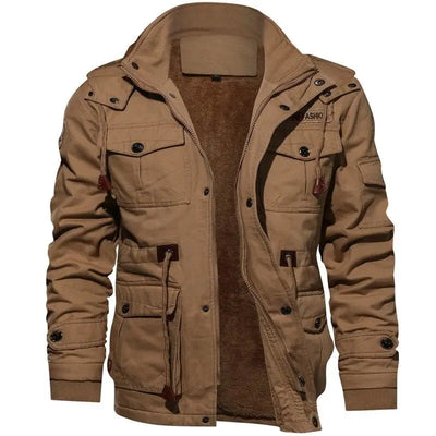 Fur Lined Military Jacket