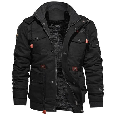 Fur Lined Military Jacket