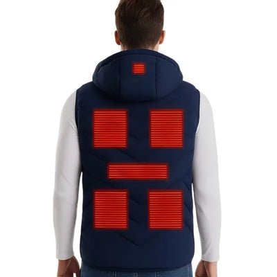 Gilet auto chauffante homme