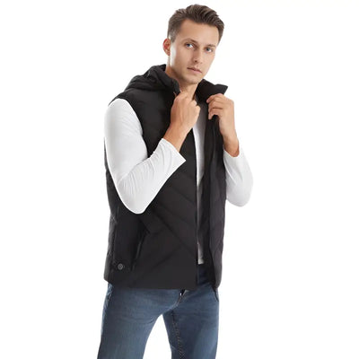 Gilet auto chauffante homme