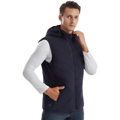 Gilet auto chauffante homme