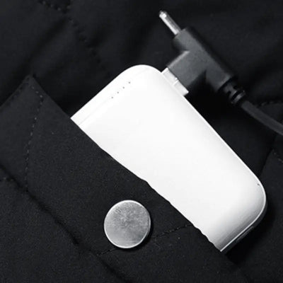 Gilet chauffant avec batterie