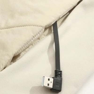 Gilet chauffant blanc
