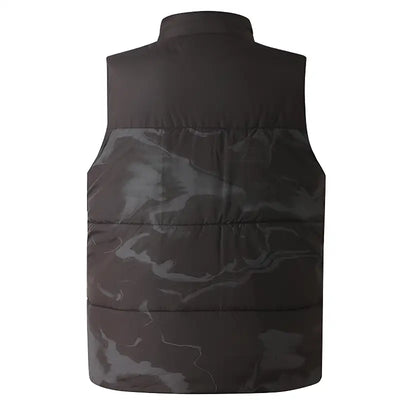 Gilet chauffant camouflage