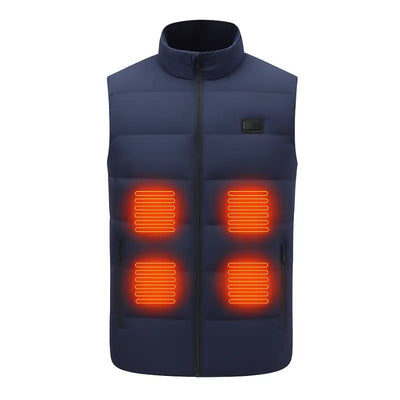 Gilet chauffant grande taille