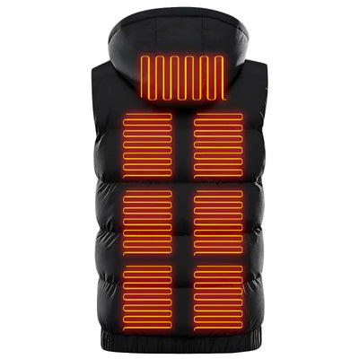Gilet chauffant homme avec batterie