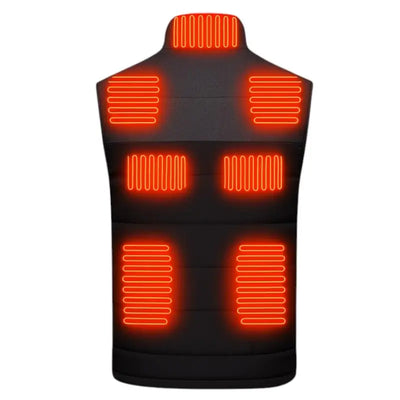 Gilet chauffant homme sans manche