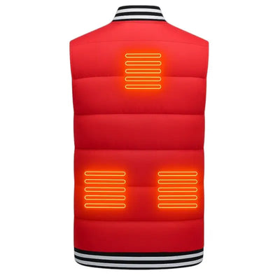 Gilet chauffant rouge