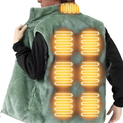 Gilet polaire chauffant