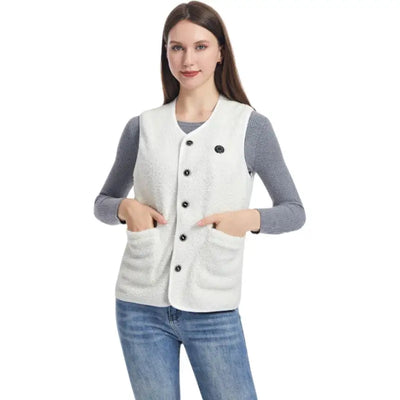 Gilet sans manche chauffant