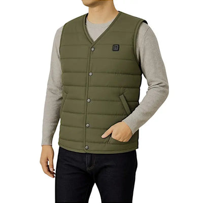 Gilet vert chauffant