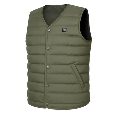 Gilet vert chauffant