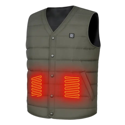 Gilet vert chauffant
