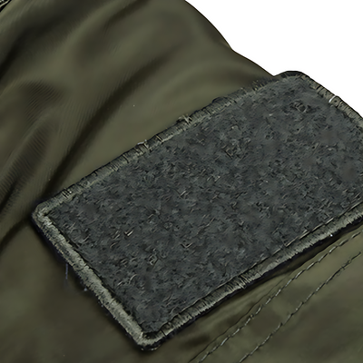 Green camo bomber jacket